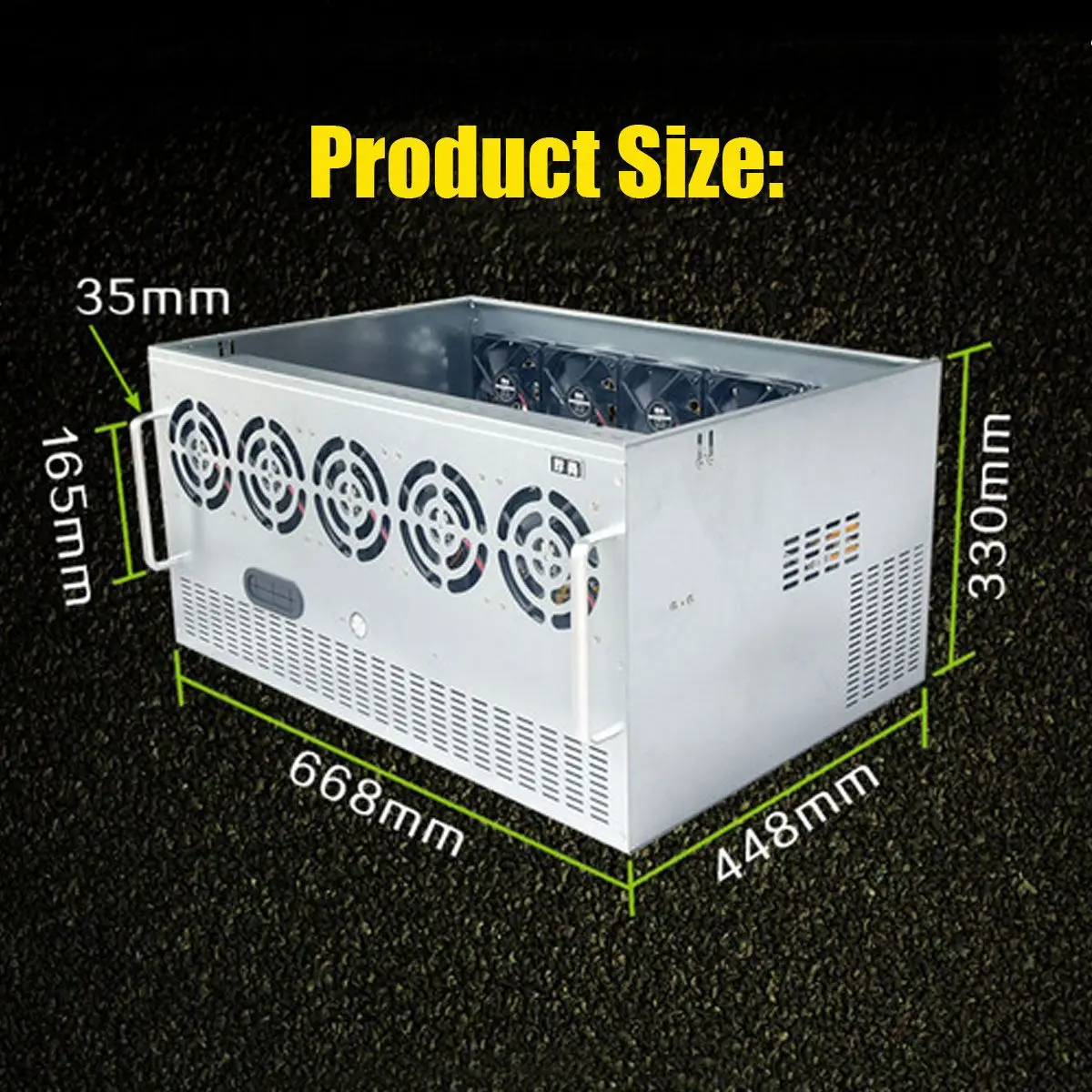 DIY Open Air Mining Crypto Currency Miner Frame Rig Case For 12 GPU ETH Ethereum Computer Cases DIY Open Air Mining Crypto Currency Miner Frame Rig Case For 12 GPU ETH Ethereum Computer Cases