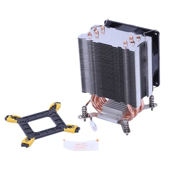 

LANSHUO Pure Copper 4 Heat Pipe Thermal Processor Cooler For LGA /1150 / 1151/1155/1156/1366 Intel Multi-Platform CPU Radiator
