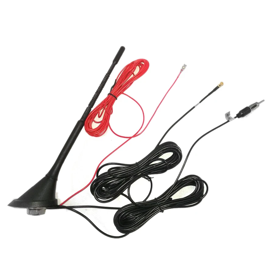 

On-Board Audio Gain Amplification Antenna DAB+/FM/AM Three In One Digital Audio Antenna SMB Interface