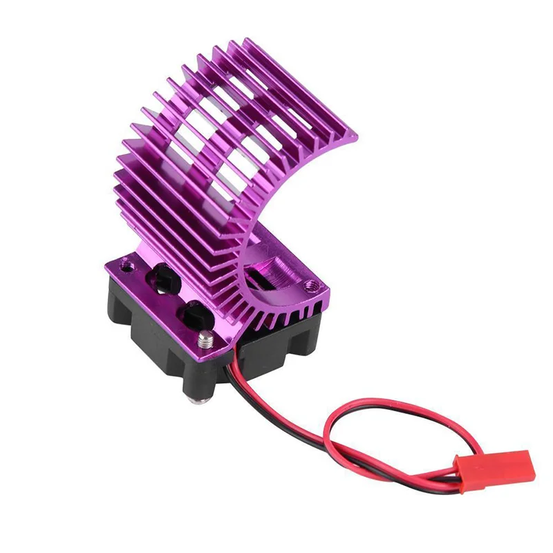 

Electric Motor Proof Cover Heat Sink With Cooling Fan For 1/10 Electric RC Car 540/550/3650 Motor RC Cars Accessories