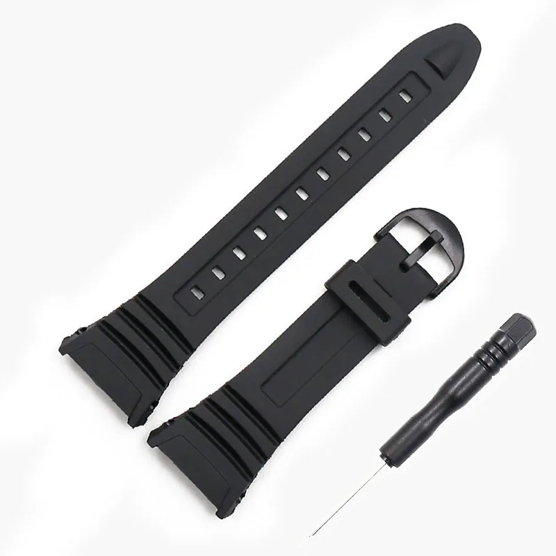 

Watch accessories resin strap men's pin buckle for casio W-96H outdoor sports waterproof watch with women