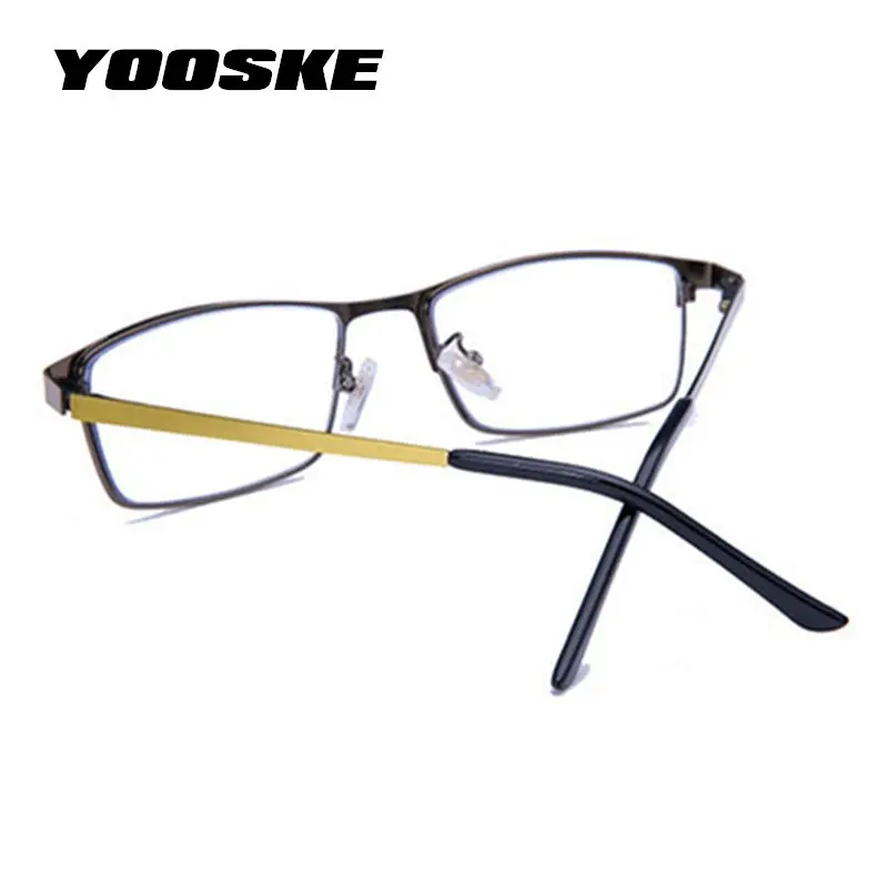 YOOSKE gafas de lectura con luz azul para hombres, gafas multifocales progresiva para mujer, marco de aleación para gafas, Diopter YOOSKE gafas de lectura con luz azul para hombres, gafas multifocales progresiva para mujer, marco de aleación para gafas, Diopter