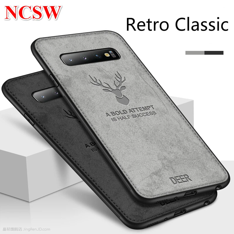 

Deer Cloth Case For Samsung M20 S10 E S10Plus S9 S8 Note 9 8 Case on Galaxy J4 J6 A9 A6 A8 Plus 2018 S6 S7 edge Soft Phone Cover