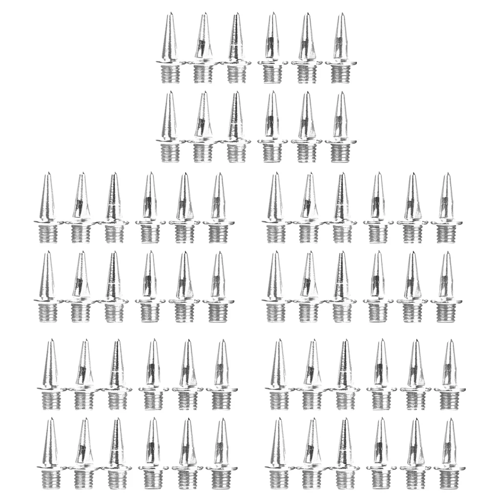 60 шт. стальной трек Кроссовки Замена шипов Пирамида 13 мм значение пакет