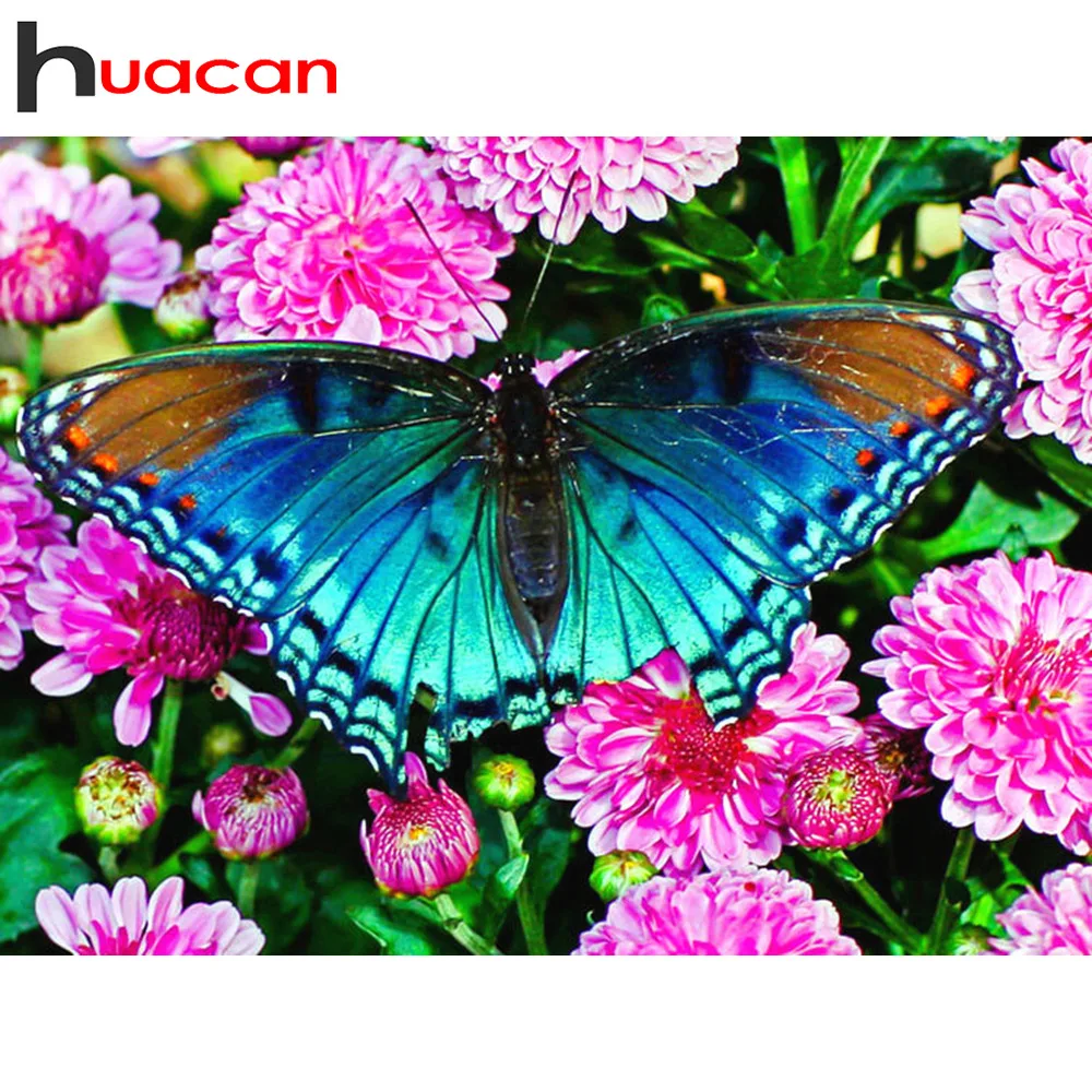 

Huacan 5D DIY Diamond Painting Animal Butterfly Full Square Embroidery Sale Rhinestone Picture Diamond Mosaic Home Decor