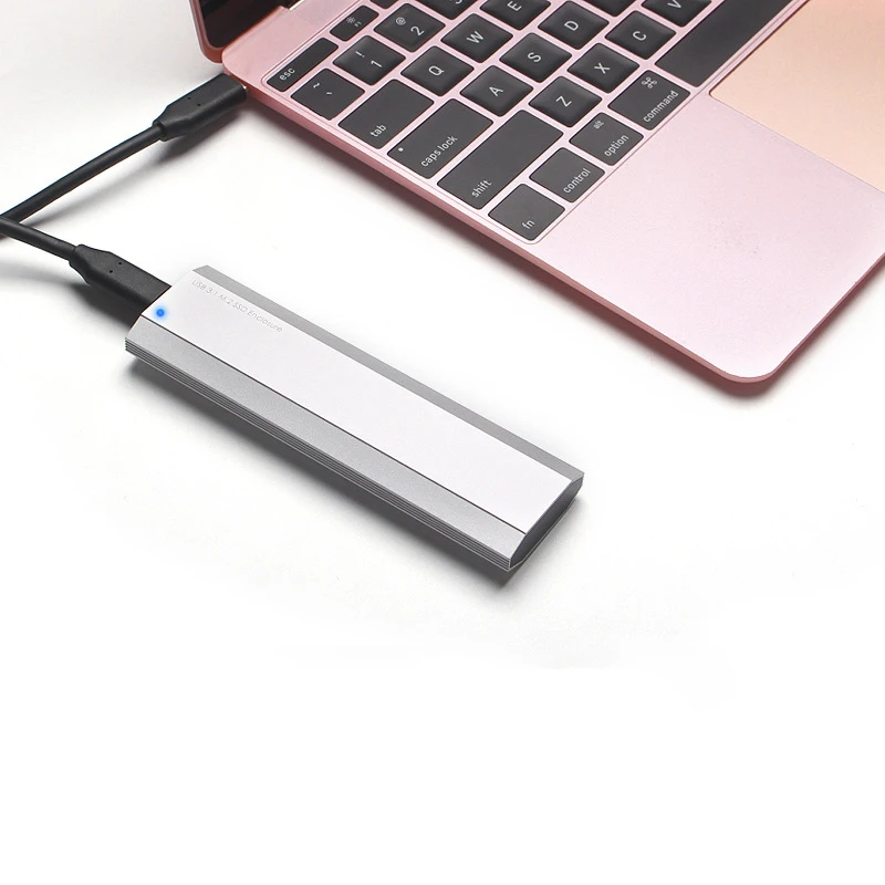 Чехол Nvme Pcie M.2 Ssd на Usb 3 1 Тип C 10 Гбит/с внешний алюминиевый охлаждающий чехол 2242 2280