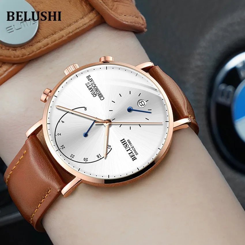 

Mens Watches Top Brand Luxury Quartz Wristwatches Fanshion Casual Mens Wrist Watch Waterproof Male Clock Relogios Masculino 2019