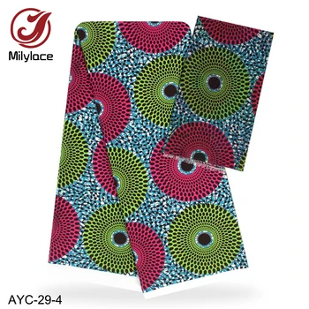 

Breathable Printied Modal Fabric 4 yards for garments + printing chiffon fabric 2 yards for one set AYC-29