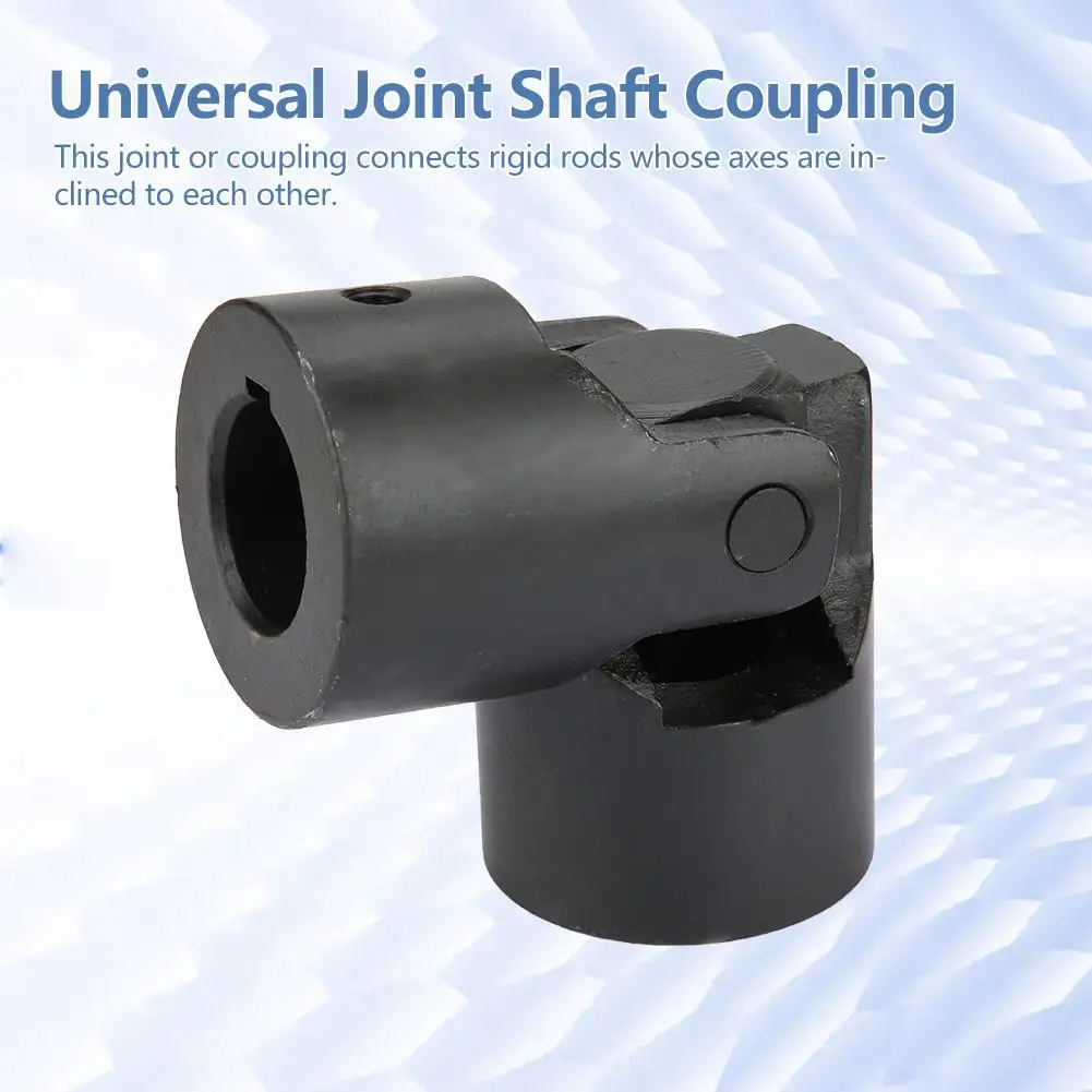 

Shaft Coupling Motor Connector DIY Steering Universal Joint with Keyway 30*58*125mm Motor Connector