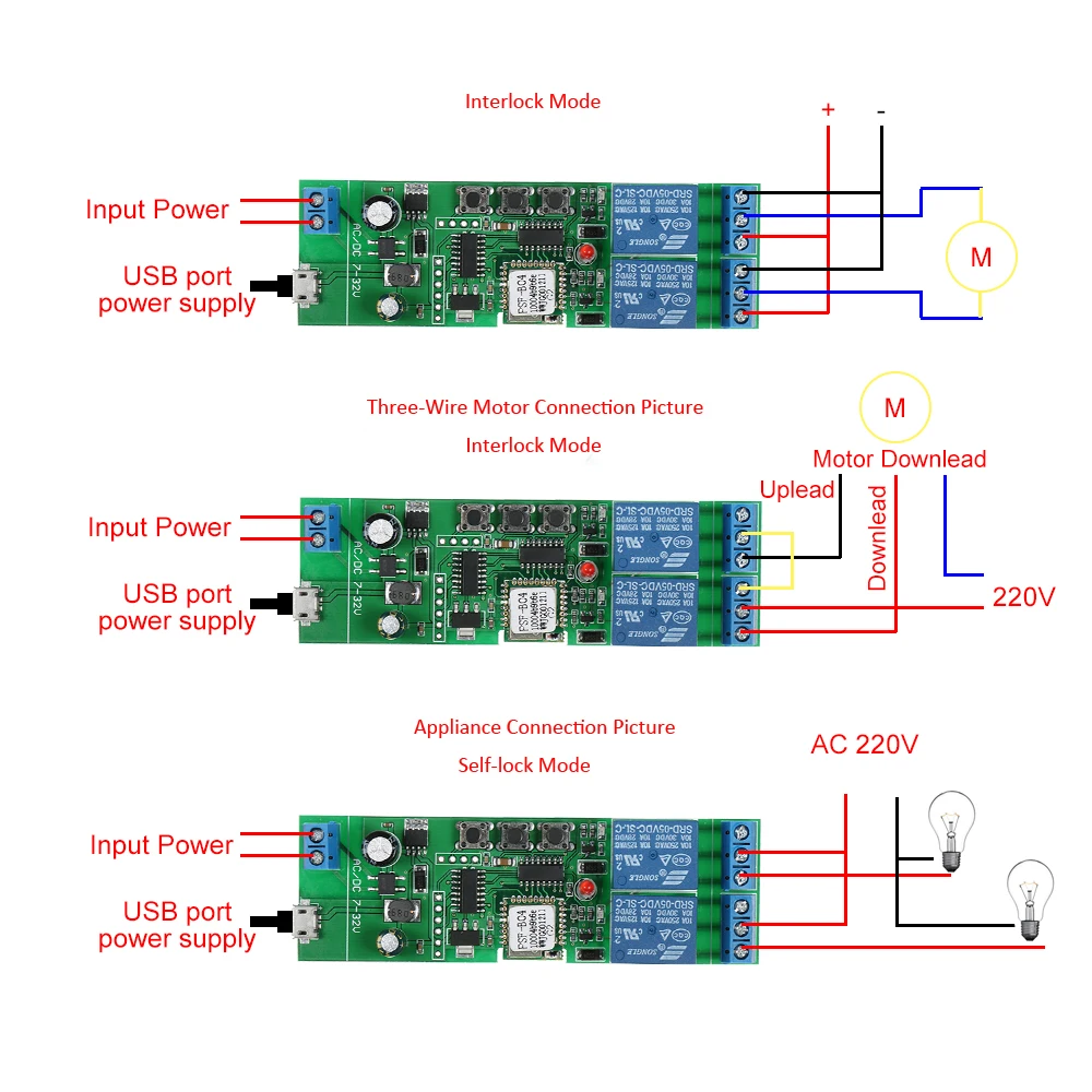 2CH USB DC5V/7 32 V беспроводной Таймер умный Wifi переключатель универсальный модуль