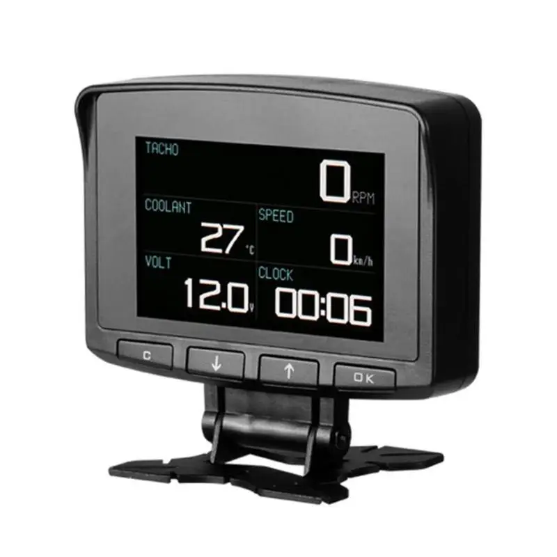 

PRO OBD II HUD Head Up Display On-Board Computer Car Speedometer Overspeed Alarm Voltage Engine Water Temperature Alarm