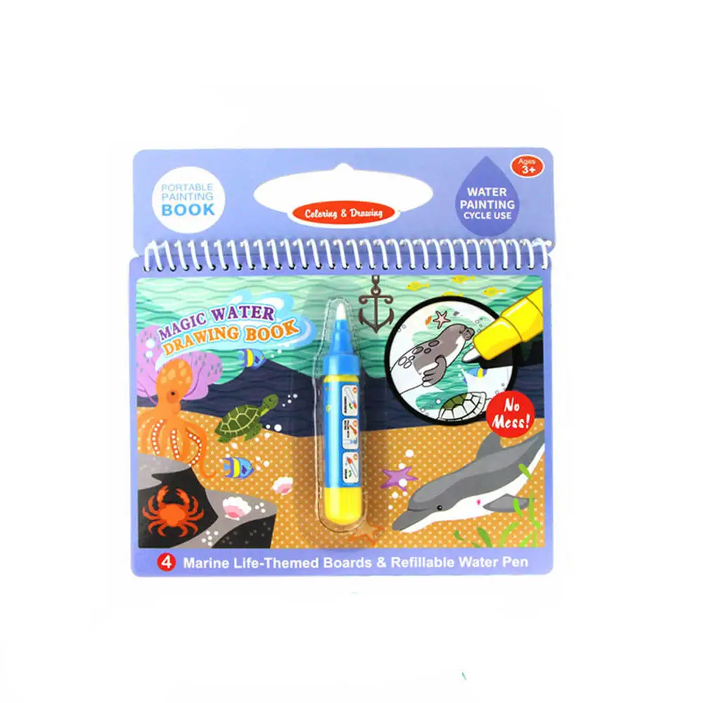 8 Types Magic Water Drawing Book Writing Doodle Book Pen Coloring Board For Children Painting Mat Early Educational Toy for Kids 8 Types Magic Water Drawing Book Writing Doodle Book Pen Coloring Board For Children Painting Mat Early Educational Toy for Kids