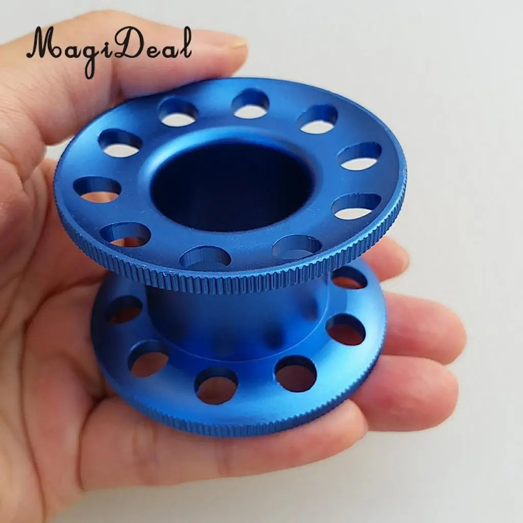 Aluminum Scuba Diving Finger Tech Spool Dive Diver Freediving Wreck Cave Reel Water Sports Snorkeling Guide Line Spool Access 4