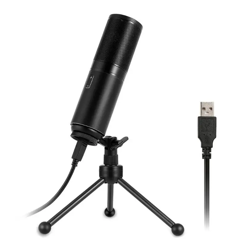 

High Sensitivity USB Microphone Wired Condenser Uni-directivity Mic for Recording Interviews Podcasts Instrumental