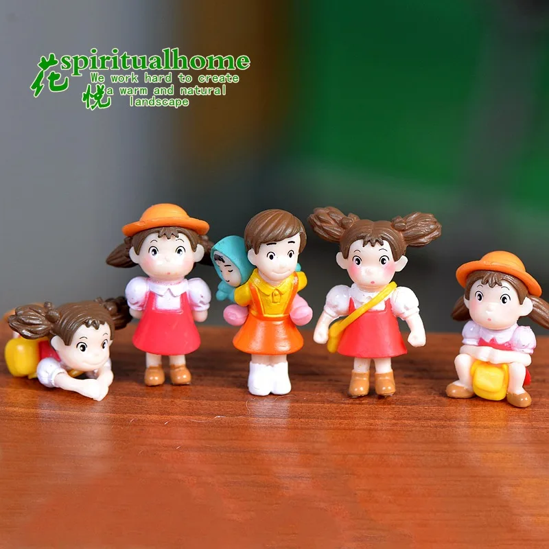 

5styles My Neighbor Totoro Xiaomei Miniature Figurines Micro-landscape Furnishing DIY Landscape Accessories for Miniature Garden