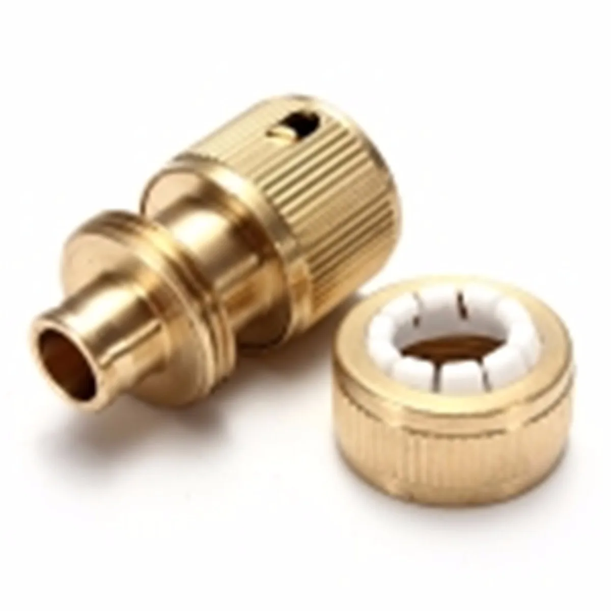 1/2 Inch Threaded Tap Brass Garden Washing Hose Connector Pipe Water