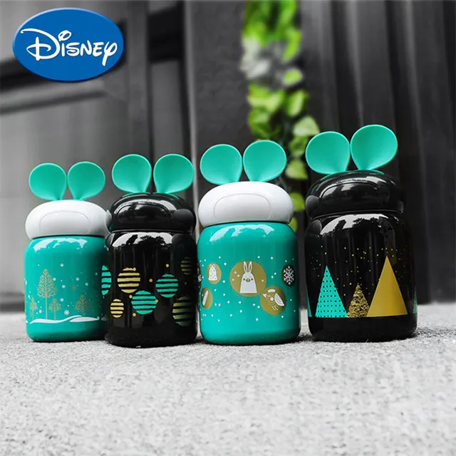Best Offers Disney Round Rabbit Vacuum CupStainless Steel Cartoon Lovely Mini- Portable Study Unboiled Water Glass Gift Cup