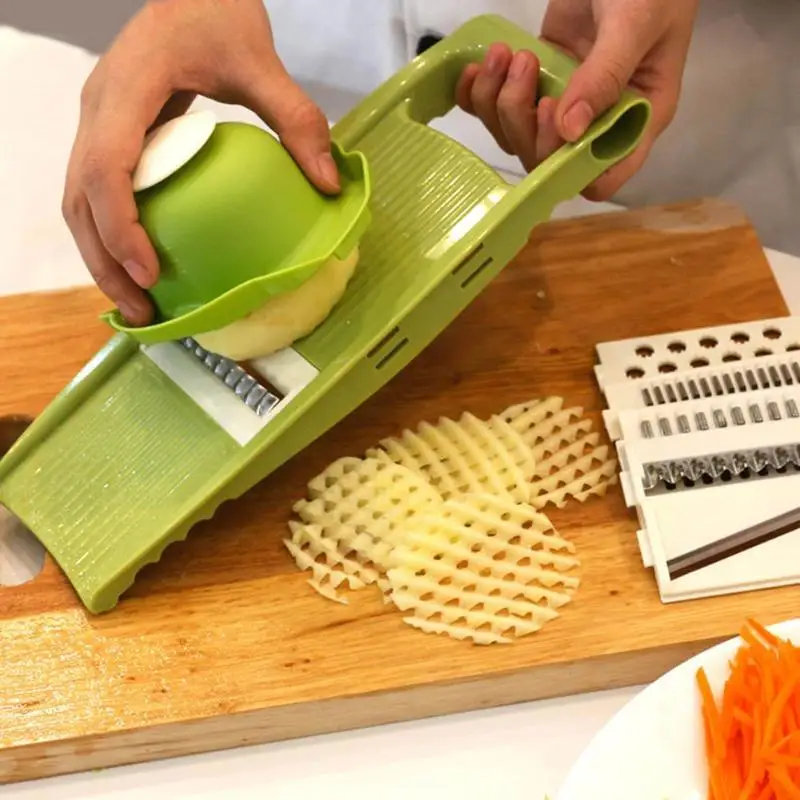 

Multifunctional Vegetable Slicer Potato Cutter Carrot Grater Fruit Slicers Kitchen Cooking Tool Manual Carrot Grater Dicer