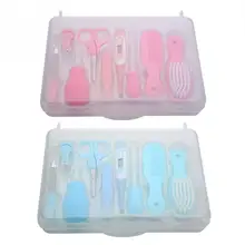 9 шт. медицинские удобные повседневные Детские комплекты клиперов для ногтей щетка для волос расческа набор для маникюра безопасный для новорожденных детей