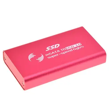 

5x3cm 1.8 "USB 3.0 External Enclosure Case mSATA SSD Converter Adapter Cable