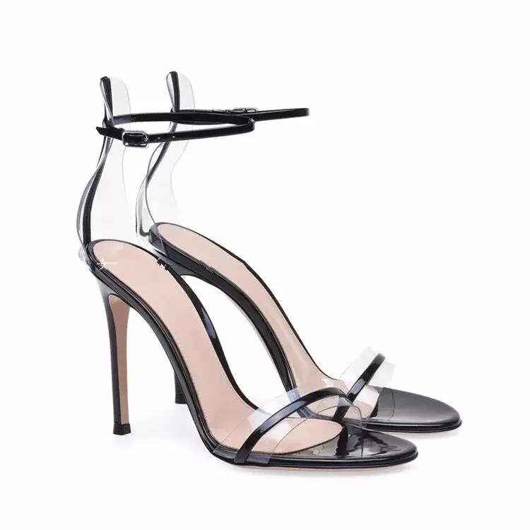 

European Designer Summer Shoes Plus Size High Heel Sandals