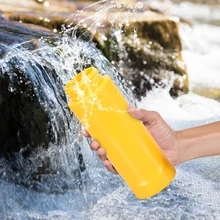 Аварийный Кемпинг очиститель воды 750 мл фильтр для воды бутылка для отдыха, туризма, путешествий бутылка очиститель
