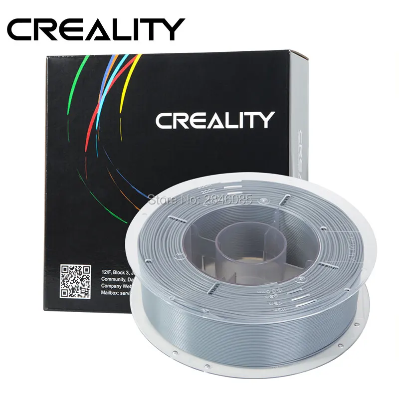 

CREALITY 3D High Quality Gray Color Filament PLA 1.75mm for 3D Printing Pen and 3D Printer