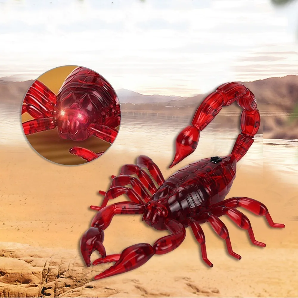 Infrared Remote Control Simulation Scorpion Terrifying Ghost Toy RC Animal Christmas Present Gift for Kids Remote Control Toys