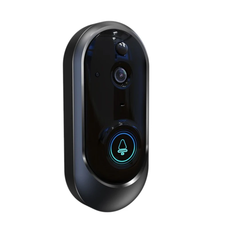 M108 Беспроводной Wi-Fi видеокамера на дверной Звонок Ip Кольцо Дверной звонок двухстороннее аудио приложение Управление Батарея питание для IOS