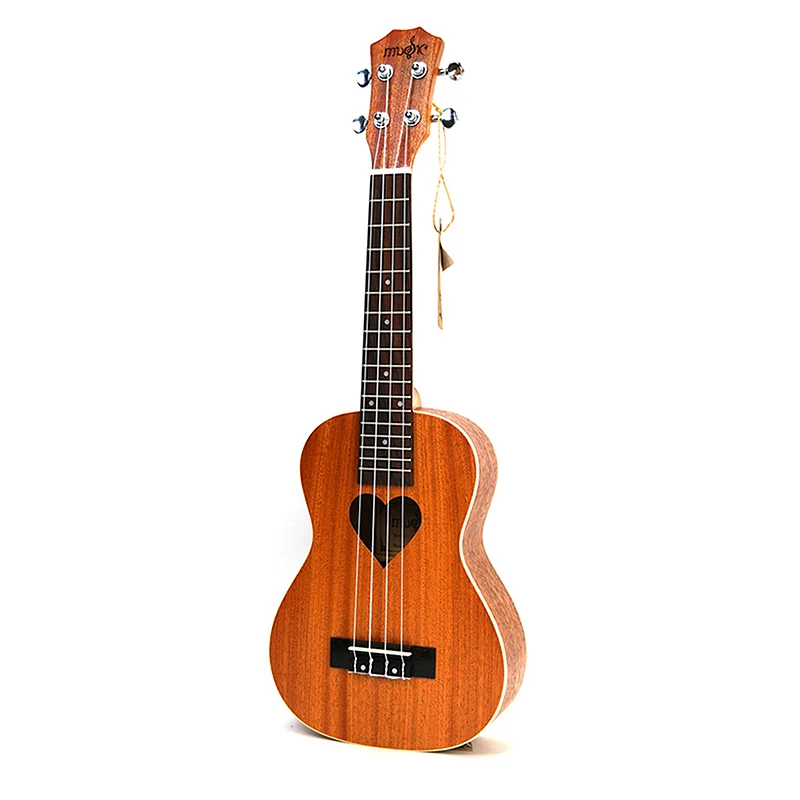 Горячая 21 дюймов Гавайская гитара Ukulele soprano четыре струны мини Акустическая с