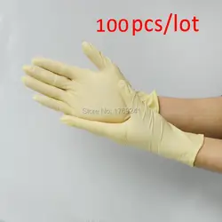 KopiLova одноразовые латексные перчатки антистатические кислоты Resistace для Еда обработки медицинский стоматология масла-доказательство для