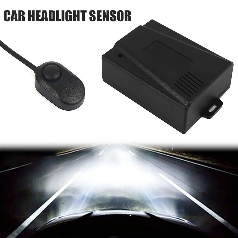 

12V Car Headlight Automatic Light Sensor System Controller Multiple modes Automatic lighting response Headlamp Universal