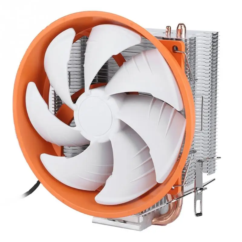 

55.6CFM Large Wind 2 Heatpipe CPU Cooler 7 Blades Fast Heat Dissipation CPU Cooler for PC Computer