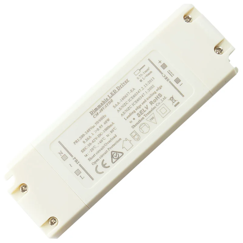 2736W 0.9A 3042Vdc constant current dimming range 1100 Triac