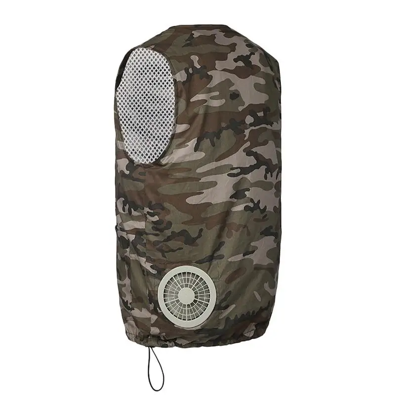 

Cooling Outdoor Fishing Riding Fan Cooling Suit Vest High Temperature Protective Heatstroke Vest Air Conditioning Clothing