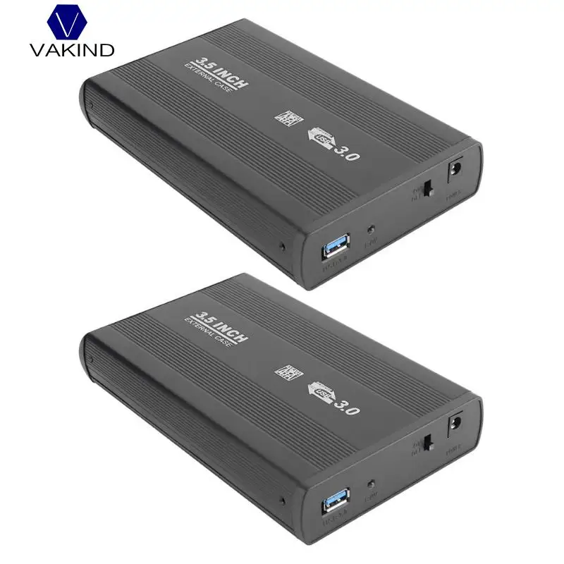 

3.5 inch SATA to USB 3.0 High Speed External HDD Hard Drive Disk Case Enclosure Box with LED Indicator for Laptop Desktop
