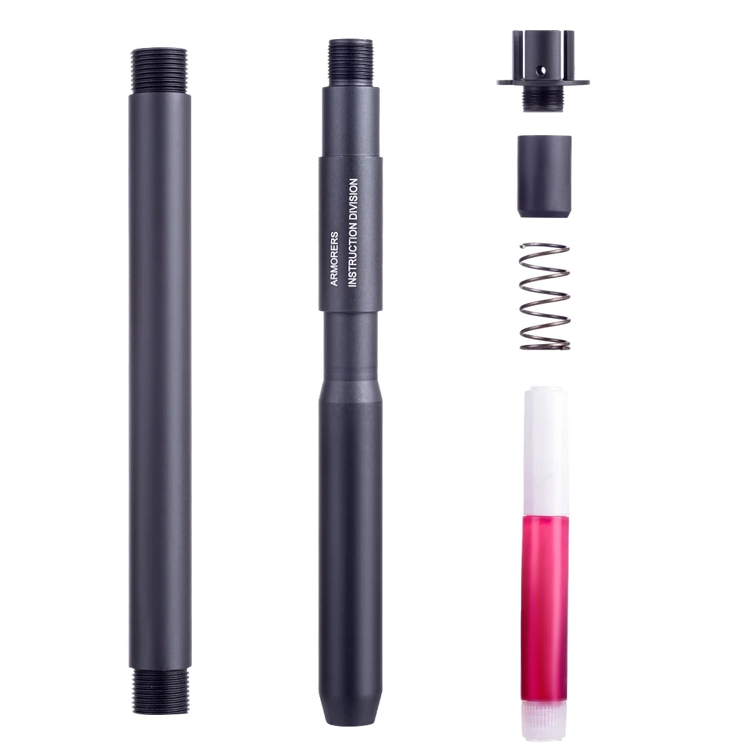 

37cm Metal Outer Pipe with 14mm Front End Reverse Thread Interface and 11mm Inner Diameter for TTM/MGP/Kublai/556 Receiver
