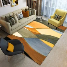 Geometric Pattern Carpet for Living Room Bedroom,Nordic Style 80*120cm Room Area Rug Carpet Anti-Slip Floor Mat Home Textile