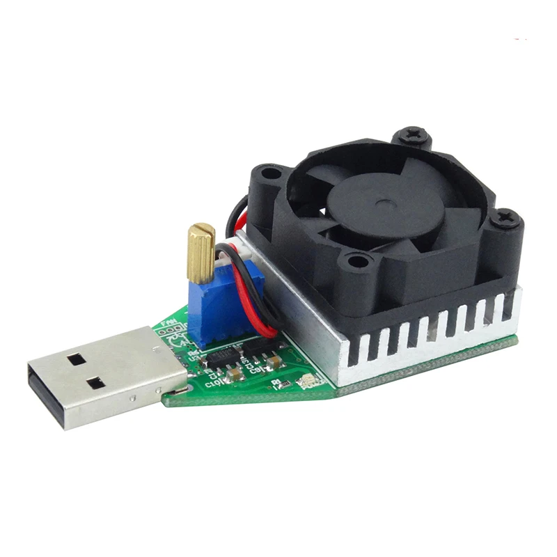 

New DC 3.7~13V USB 15W Adjustable Constant Current Electronic Load Discharger