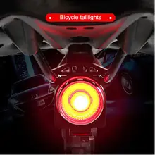 Горячая светодиодный велосипед USB задний фонарь умный тормоз индукции дорожный велосипед лампа для фары заднего света