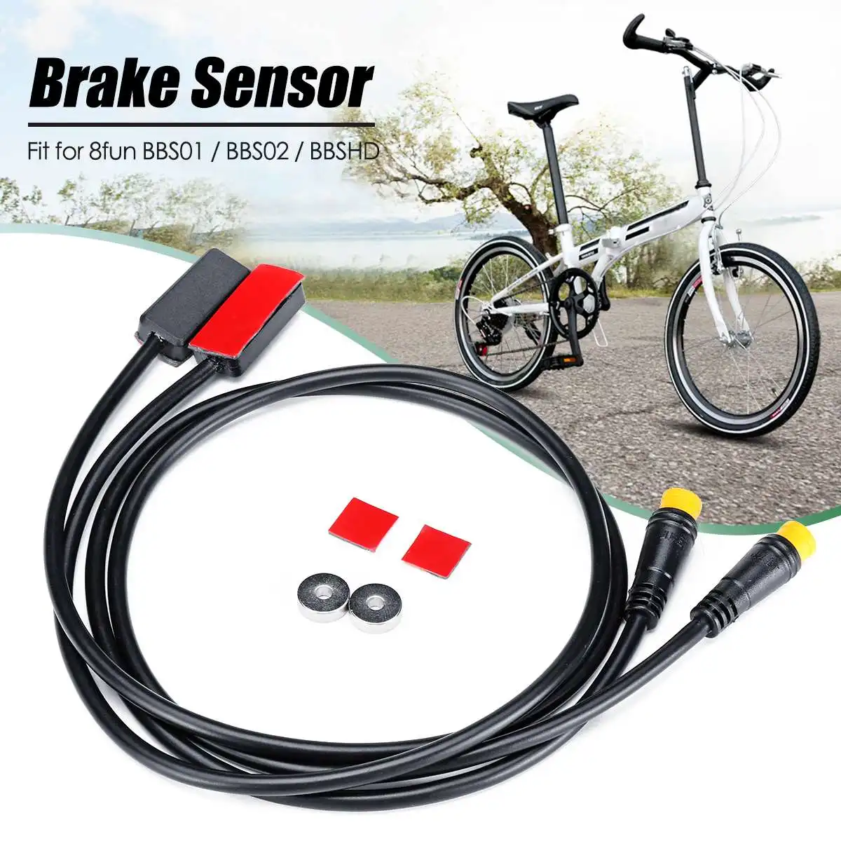 

2PCS Hydraulic Brake Cut Off Sensor For Bafang BBSHD BBS02 BBS01 Mid-drive Bike Drive Motor Engine Power Cut Off Brake Sensor