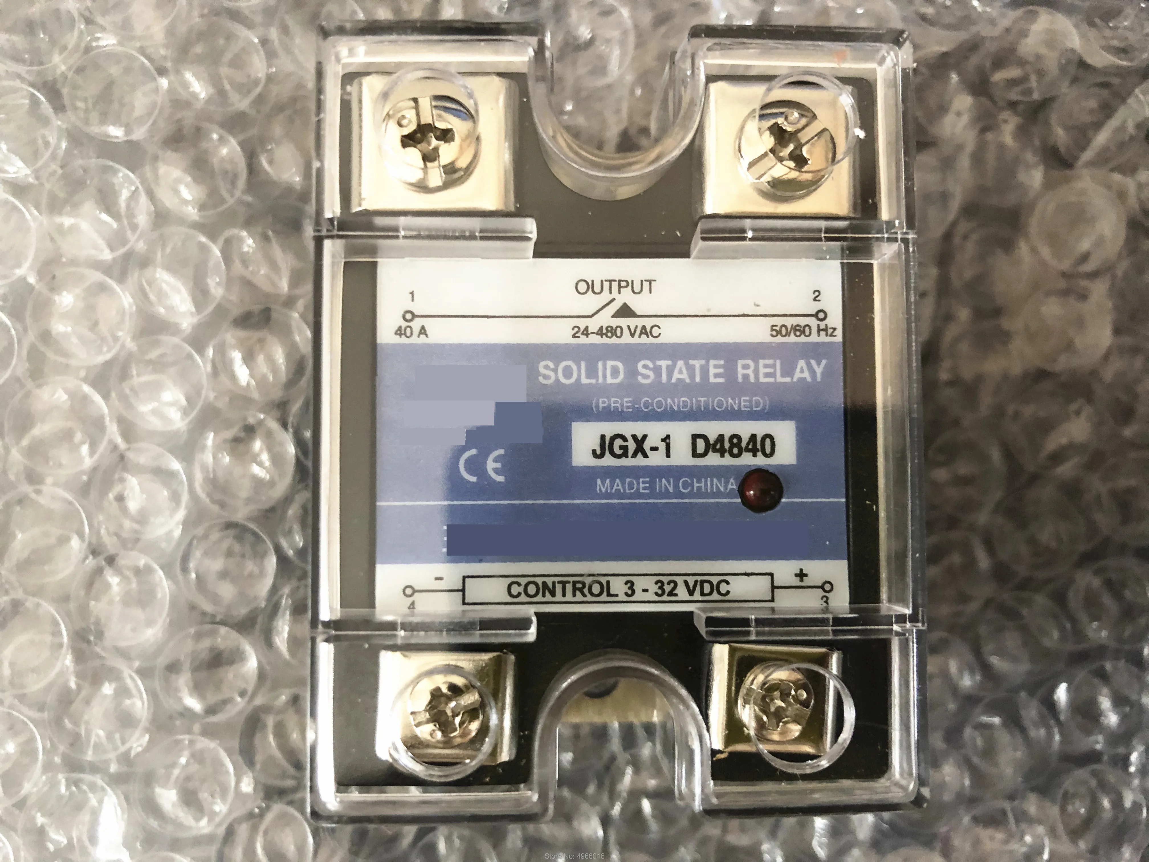 Original JGX-1 D4840 Single Phase Solid State Relay 40A SSR-1 40DA MGR-1 DJ Equipment Accesories