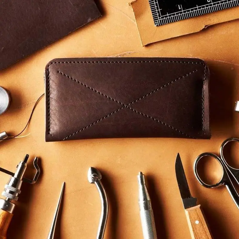 24 шт./компл. 50 м Кожа Шитье воск нитки ручная строчка шнур ...