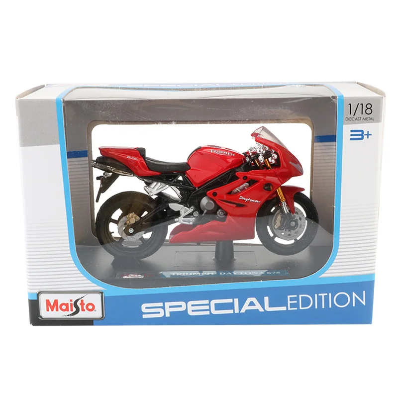 Maisto 1:18 Модель мотоцикла игрушки сплав модели гоночных автомобилей DAYTONA 675