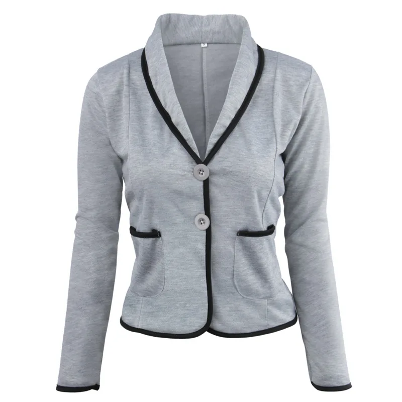 Fashion Casual Jackets For Women Blazers Long Sleeve Single Breasted Button Female Blazer 2019 Explosion Women Coat Plus Size - 33010730451