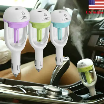 

Air Humidifier Diffuser Essential Oil Ultrasonic Aroma Mist Purifier For Car CA