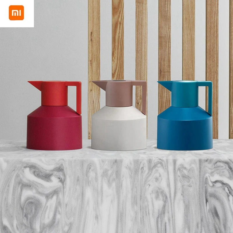 Оригинальный Xiaomi 1L искусство чайник термос Normann Гео арт Уникальный большой объем