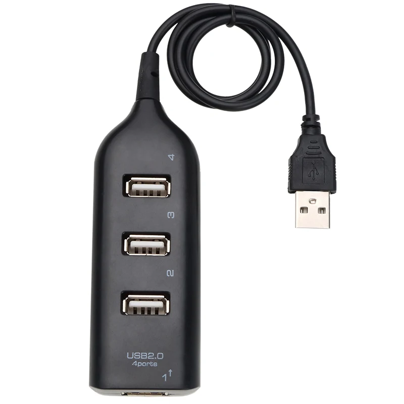 Универсальный usb хаб Kebidu с 4 портами USB 2 0 и кабелем высокоскоростной мини
