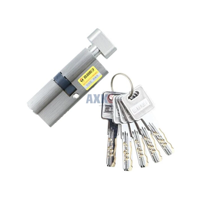 

2019 All-copper Double-row Bead Snake-shaped Nest Single-head Anti-theft Door Anti-violence Anti-tin Paper Anti-card Lock Core