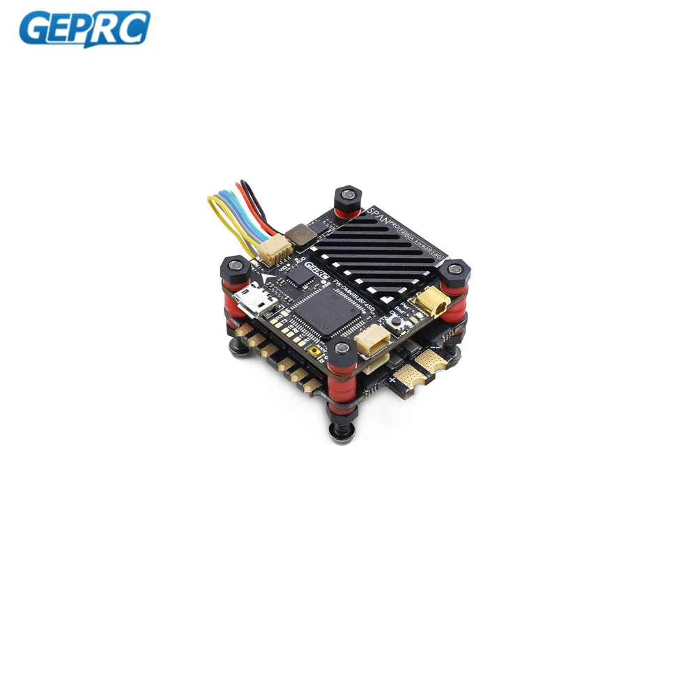 

GEPRC SPAN PRO 30.5x30.5mm Flytower BLHeli_32 4in1 3-6S 50A ESC & F4 Flight Controller Built-in 48CH 800mW VTX For RC Models